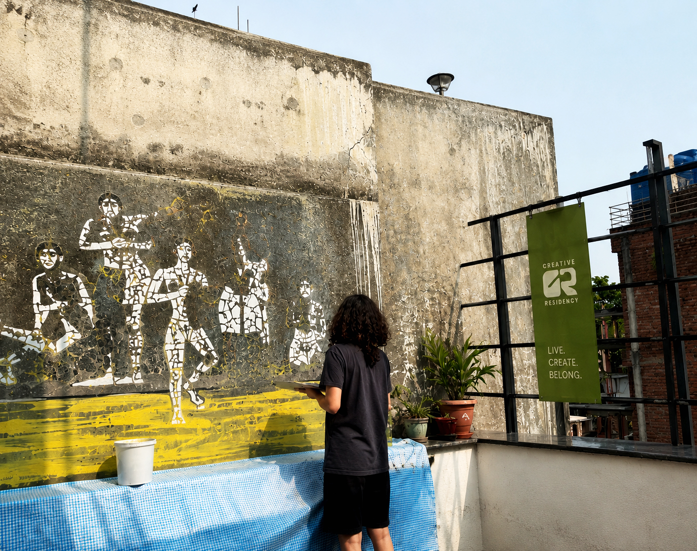 Creative Residency mural